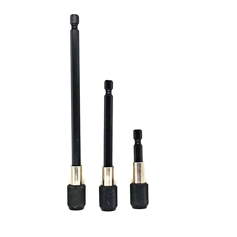 1/4 hexagonal extended electric screwdriver bit strong magnetic connecting rod