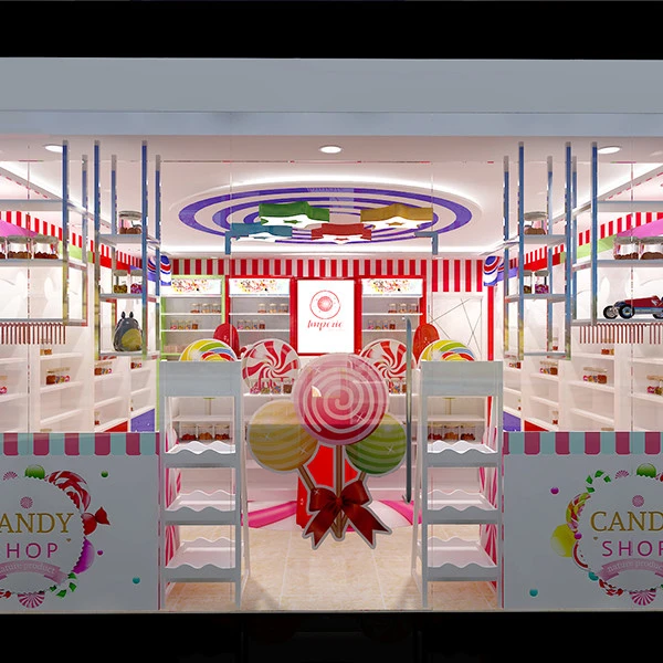 Candy store decoration design | lovely style for sweet furniture | creative candies store display shelf (1600064553103)
