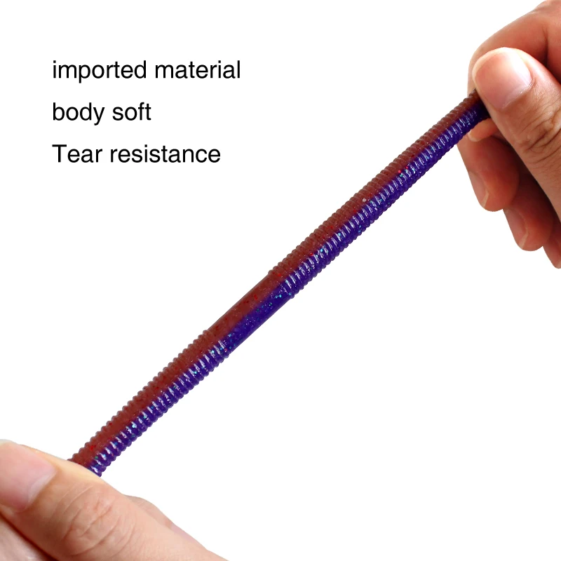 Fishing Lure Stick Senko Worm 14cm 11.6g Bass Soft Silicon Worm Lures Baits Artificial Earthworm soft lure floating rig