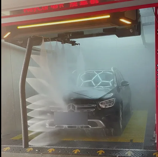 brushless modern 360 fully automatic auto car wash machine automatic tunnel touchless 2022