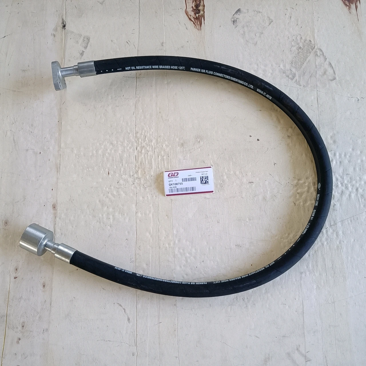 QX102702 MPV OUTLET PIPE Gardner Denver air screw compressor Spare Parts factory sell with high quality