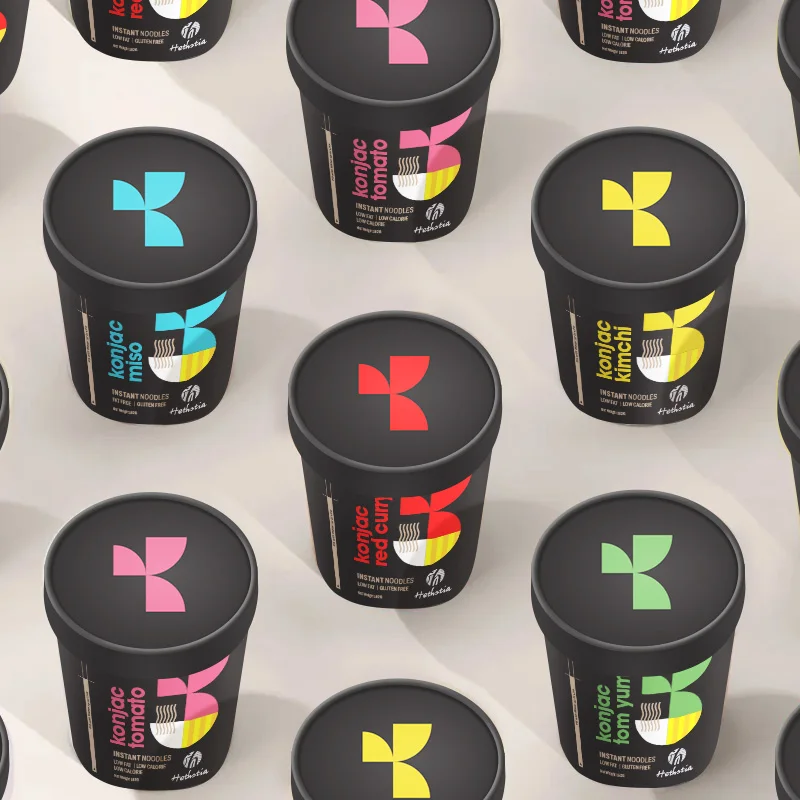 Miso Flavor Noodle Japanese Cuisine Savory Umami Shirataki Noodle Ready To Eat Instant Konjac Cup Noodles