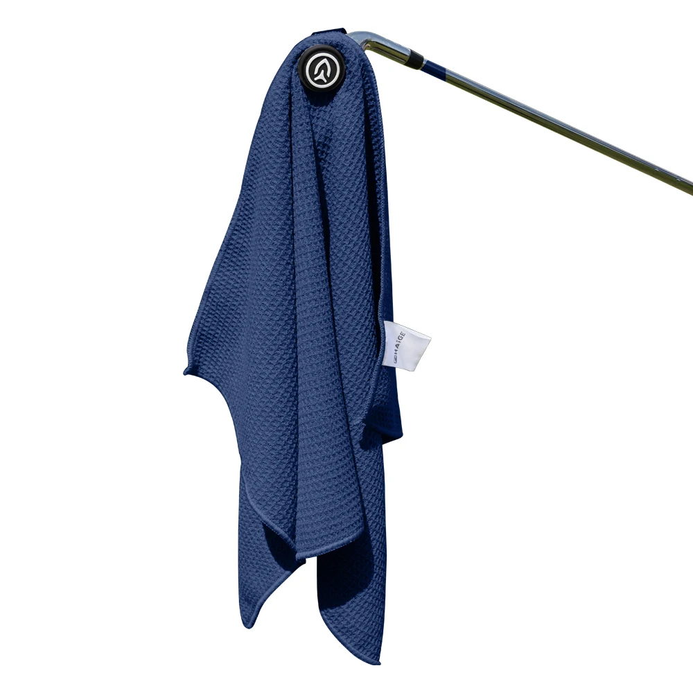 Новый дизайн печатное магнитное полотенце для гольфа из микрофибры