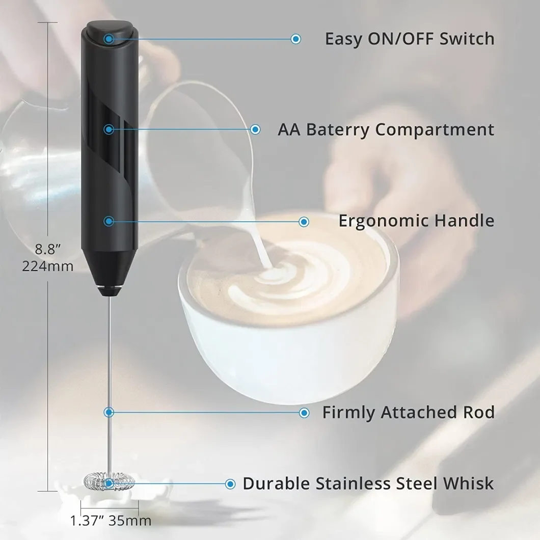 High quality Wholesale Electric milk frother Long-lasting and efficient cappuccino grinder mixer