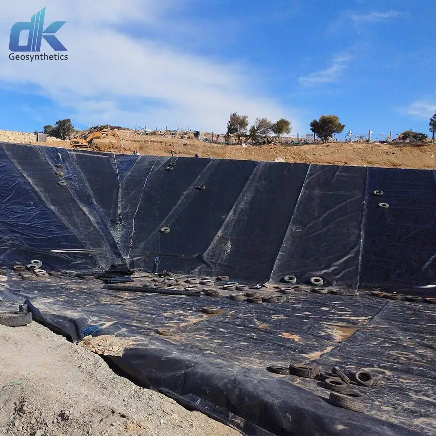 HDPE Pond liner 45mil 60mil 30mil geomembrane waterproof membrane EPDM rubber sheet