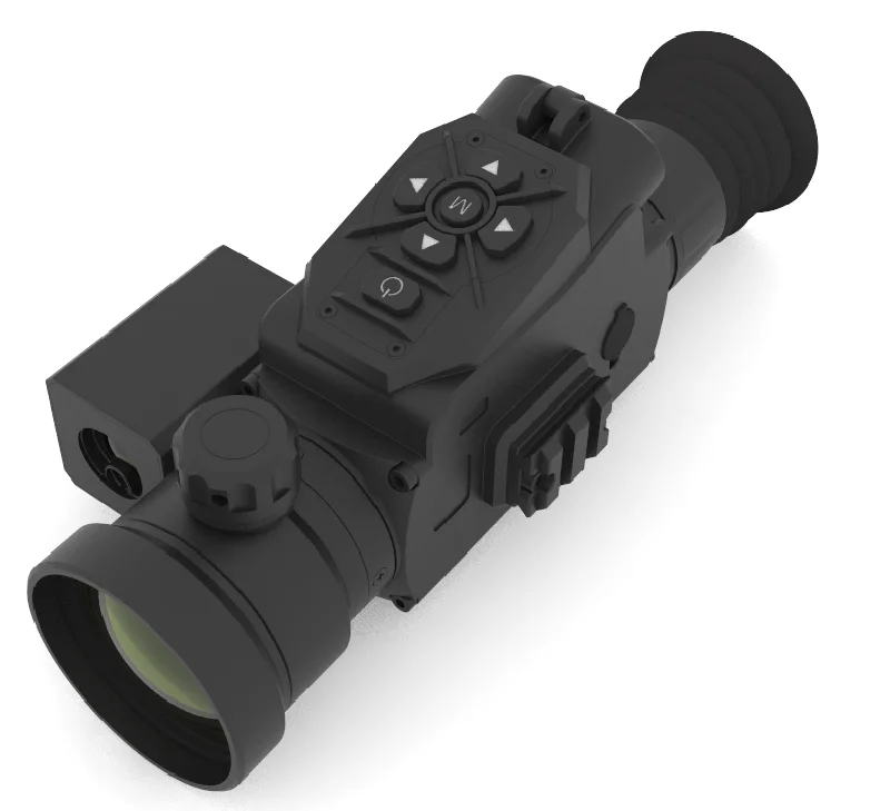 Thermal Gun sight 640x480 75mm telelens for military fighting hunter thermal sight