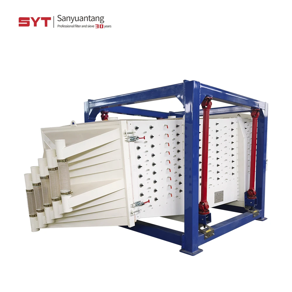 Brown Corundum Powder Sieving Machine Large Output Oil Fracking Sand Vibrating Screen Gyratory Sieving Equipment