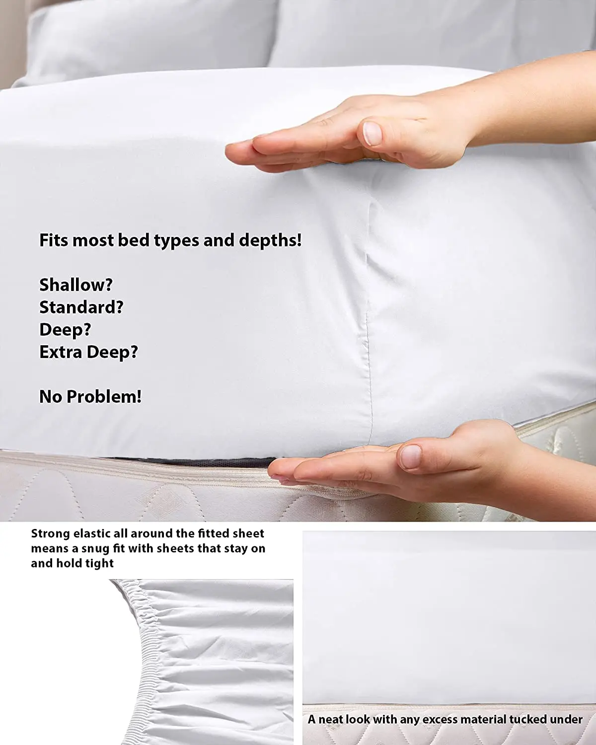Bedding Set 4 Piece Set Embroidery  Extra Soft for Hotel Bed Sheets Christmas  Gift
