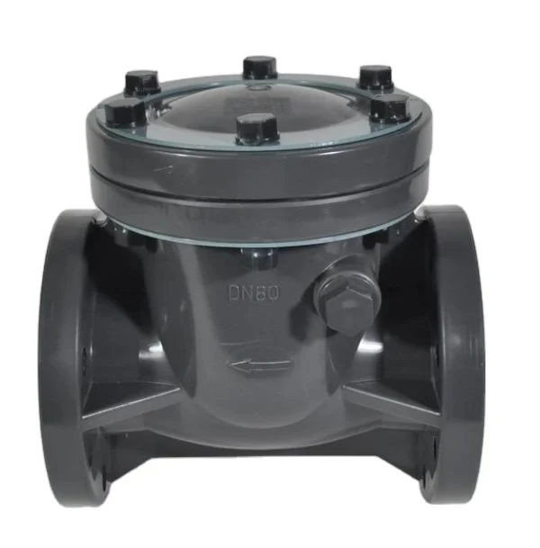 factory directly sells CPVC swing check valve plastic chemical valve