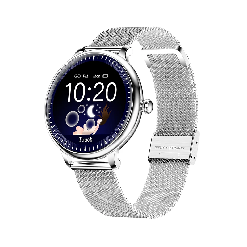 MissYou Fashionable Lady Smart Watch Lightweight Body 1.08 inch HD Screen Heart Rate Alarm Waterproof IP67