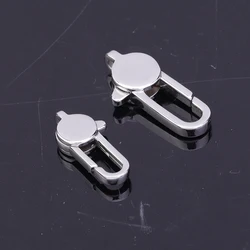 VEROMCA Hip Hop Locking Clasps Accessories For Bracelet Stainless Steel Clasps key chain clasp For Jewelry Making