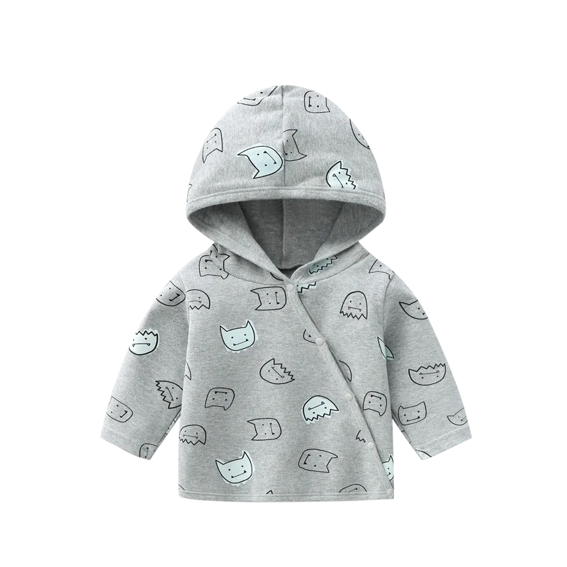 Austin Bella Wholesale Boutique High Quality Autumn Baby Clothes Animal Baby Boy Cardigan 100% Cotton Babies Coat  6652