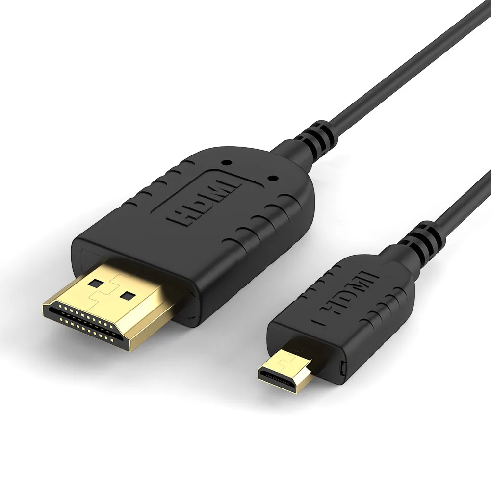 4k 60Hz 30Hz HDMI D to A Cable webcam hdmi camera monitor hdmi with OD2mm OEM ODM Support