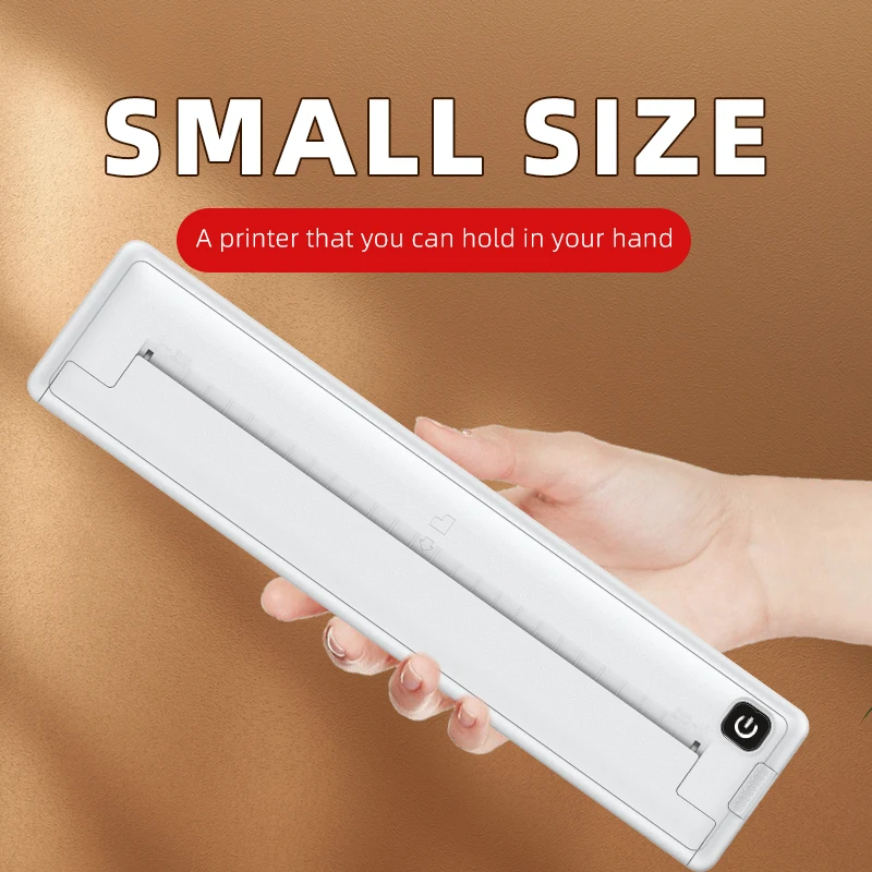 A4 Thermal Portable Printer Supports US Letter Wireless Inkless Mobile Travel Printer