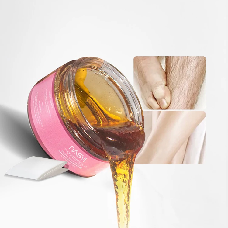 OEM ODM Fast Hair Removal Without Stimulation Natural Organic Line Underarm Leg Body Facial Sugaring Paste Wax Hair Removal Wax