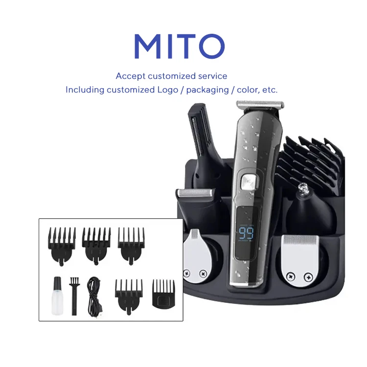 Professional Hair Clippers Nose Hair Trimmer Rechargeable Clippers Waterproof Haircut Nose Hair Trimmer Tool