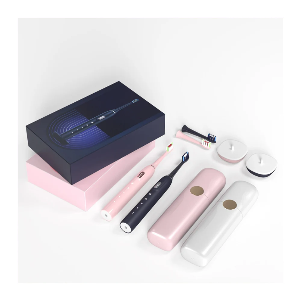 Soft bristle tartar remover slim sonic wholesale adult rechargeable electric toothbrush