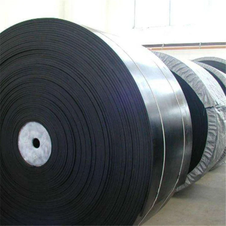 Annilte  SBR rubber EP 100/150/200/300 flat conveyor belt black Cold resistant /acid and alkali resistant rubber conveyor belt