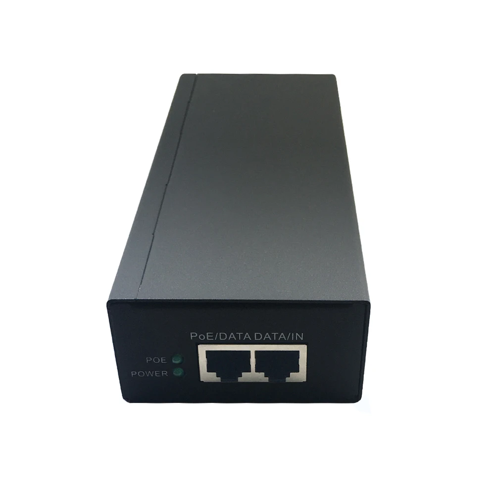 Active 802.3 BT 60W Gigabit PoE injector 48v