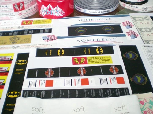 Fabric Textile Ribbon Label Reel Type Single Solid Color Double Surface Automatic Drying Screen Printing Machine for Sale