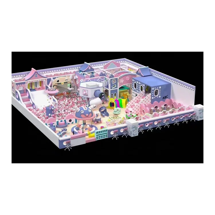Commercial indoor playground set and tram amusement park naughty fort indoor playground equipment of commercial indoor For Sale
