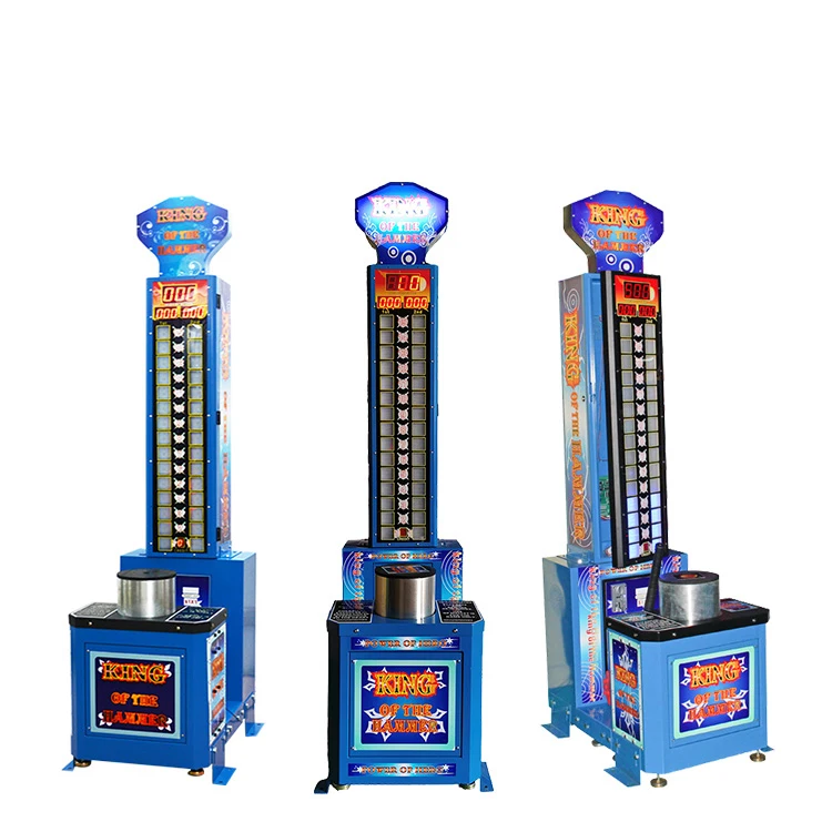 King Of Hammer Popular Coin Operated Indoor Boxing Arcade Sports Redemption Game Machine Skill Punch Game For Sale