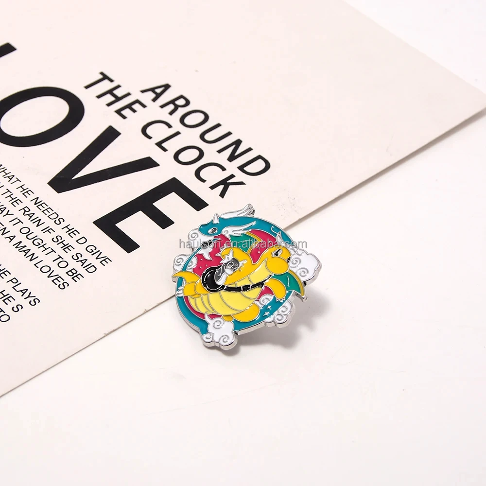 Cartoon Enamel Pin Pocket Monster Character Design Metal Badge Plated Alloy Medal Clothing Accessories for Anime Fans
