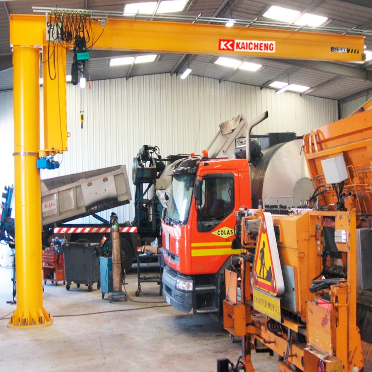 Поворотный подъемный кран KAICHENG, 2 тонны