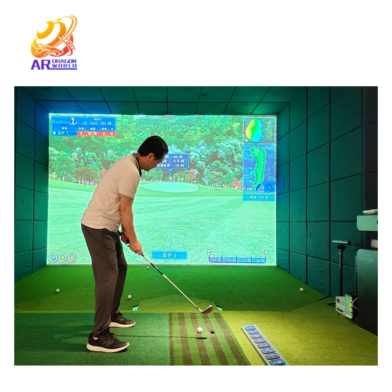 2024 Hot-Selling Indoor Golf Simulator Virtual Golf Game for Entertainment Amusement Park