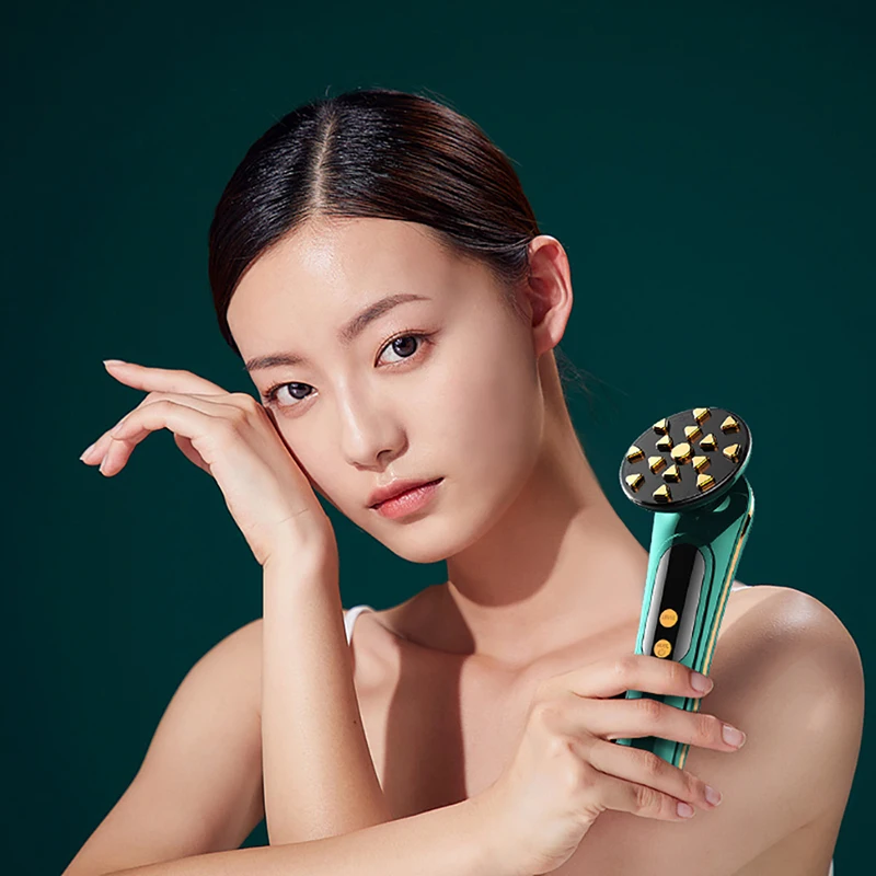 RF Facial Massage Ultrasonic EMS Face Lift Skin Tightening Vibrating Massager Beauty Salon Machine