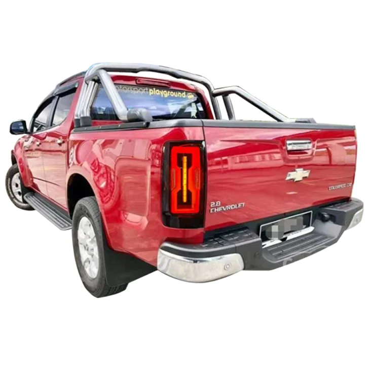 Полный светодиодный задний фонарь Копченый задние фонари для chevrolet colorado на молнии Wrong extraction запчасти
