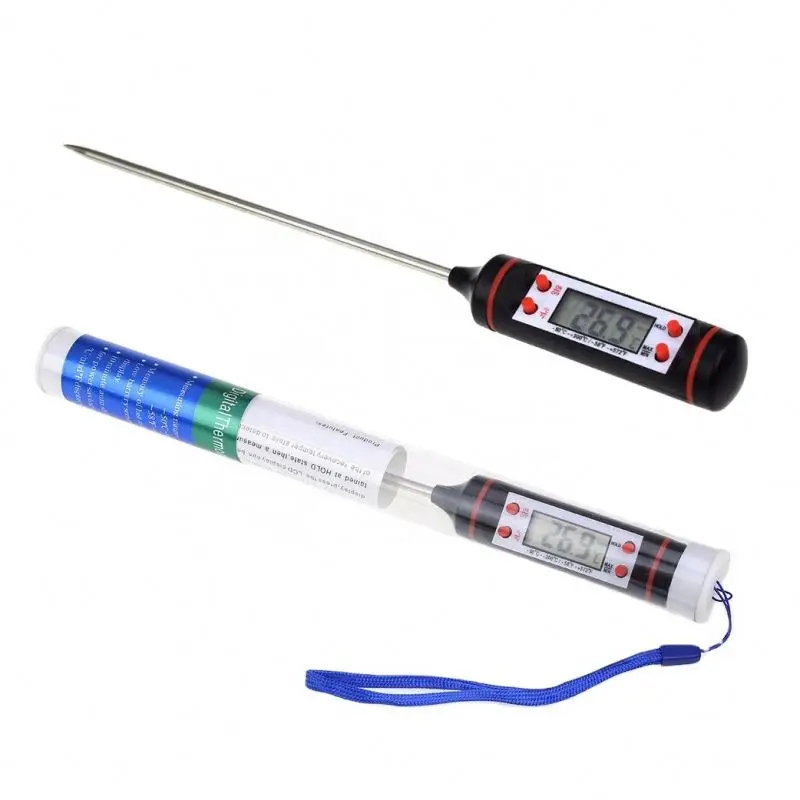 TP101 Digital BBQ Meat Thermometer Cooking Food Kitchen Probe Water Milk Oil Liquid Oven Thermometer