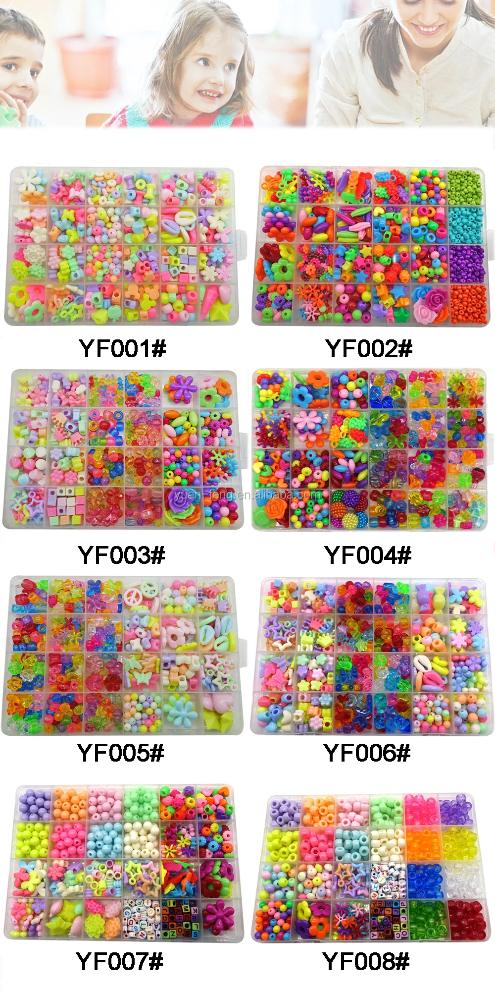Manufacturer wholesale Puzzle Educational DIY String Beads Toys Jewelry Making Kit