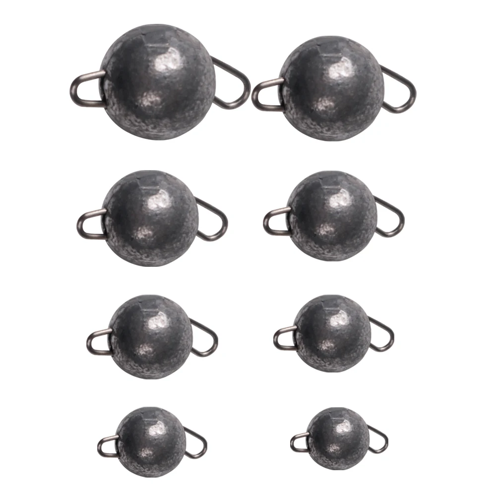 
2019 new model swivel accessories molds lead sinker 4/6/8/10/12/14/18/21g lead hooked fish soft bait 