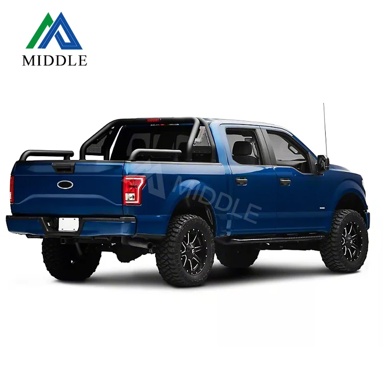 2022 Hot Sell Popular American Truck Top Selling Universal Power Coating Steel 4X4 Bed Roll Bar for Ford F150  Dodge Ram