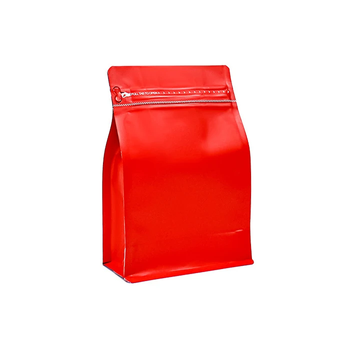 Customized Aluminum Foil Coffee Bags Upright Sealed Bags of Coffee Beans Wholesale Coffee Beans in Bags with Zipper Wholesale