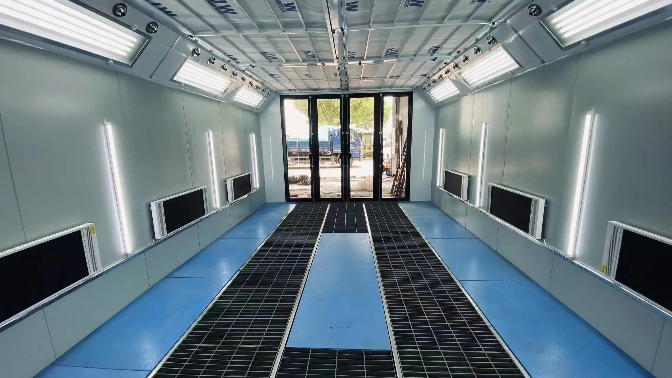 Auto Car spray Painting Drying Oven Heater Outdoor Automotive Powder Coating spray Paint booth For Sale Australia