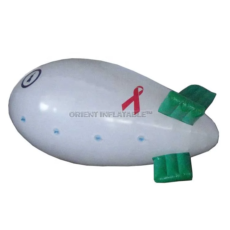Orient Inflatables pvc advertising inflatable zeppelin airship flying helium blimp for promotion