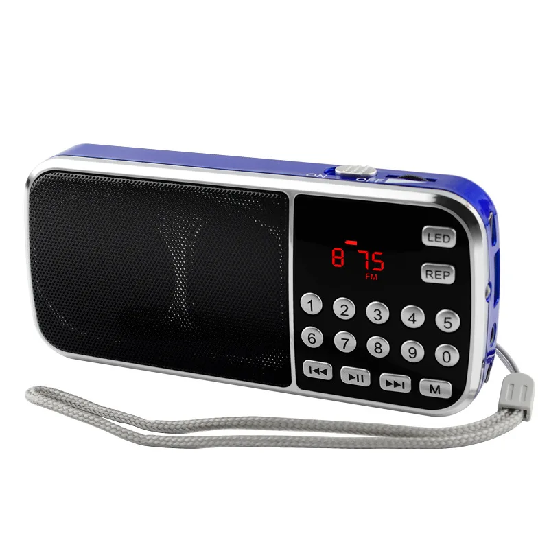 portable mini digital speaker L-088 AM FM radio with two ways home radio