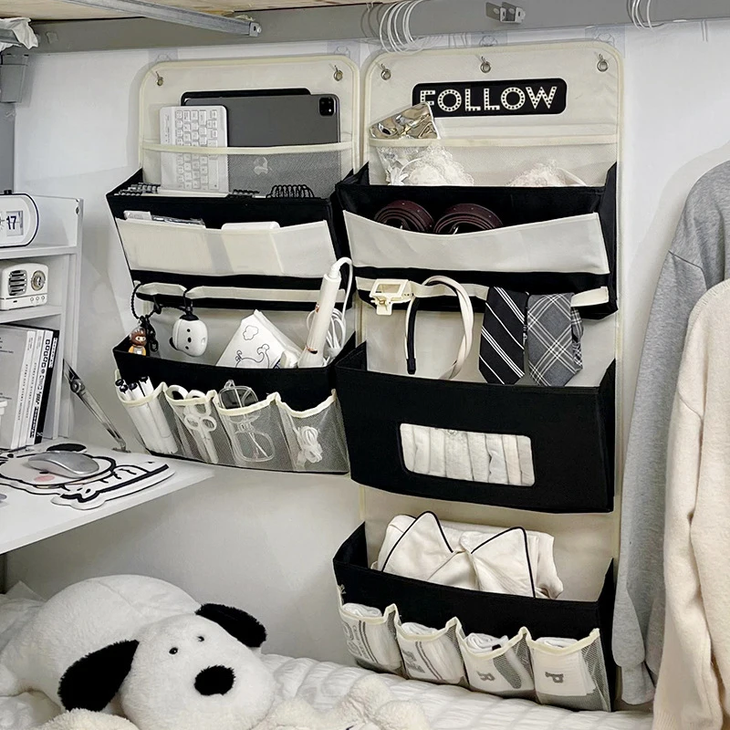 Fabric Sundries Multi-function Creative Storage Door Fabric Hanging Bag Finishing Bag Dormitory Storage Bag