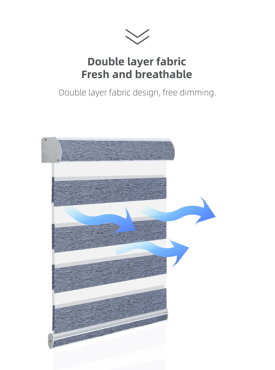 Window Blinds and Balcony Blinds for Window Good Quality Curtain Fabric French Window All-season Customized Wide Zebra Blinds