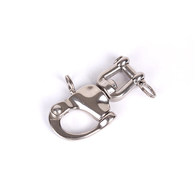Quality Special Quick Release Stainless Steel Marine Hardware Jaw Swivel Snap Shackle