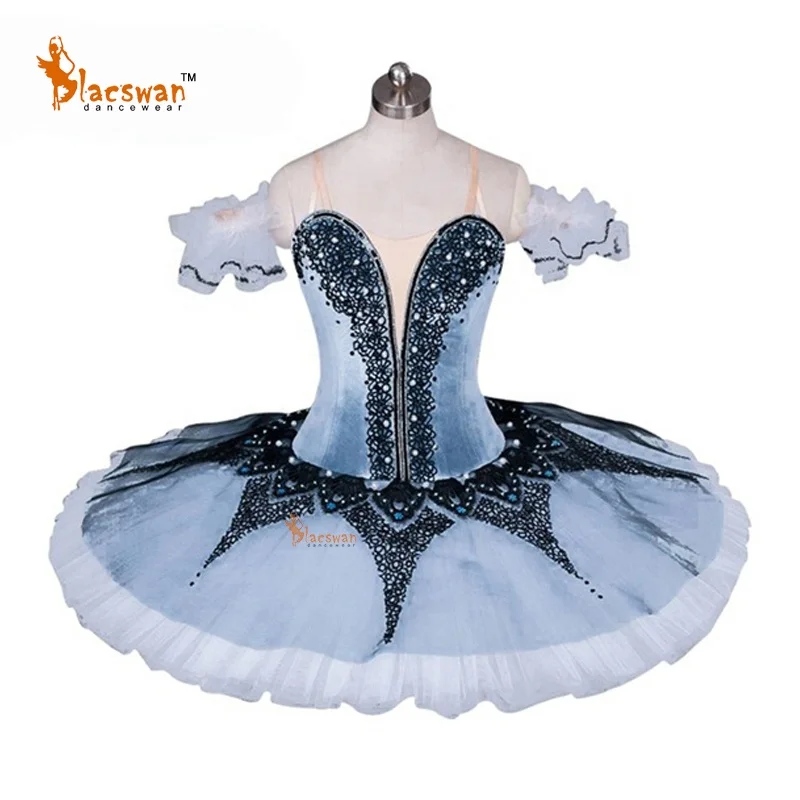 
Raymonda Dream Variation Platter Tutu Grey Winter Snow Queen Costume Snow Pas De Deux Nutcracker Ballet Costume 