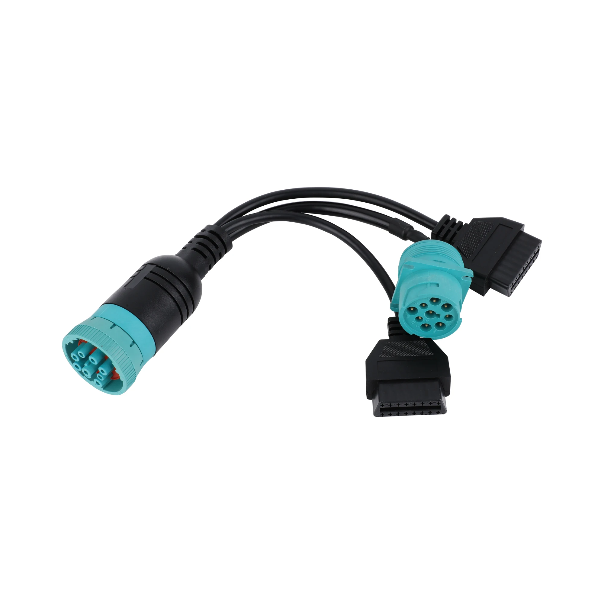 OEM ODM J1939 9PIn connector F To M OBD2 OBDII OBD connector y cable