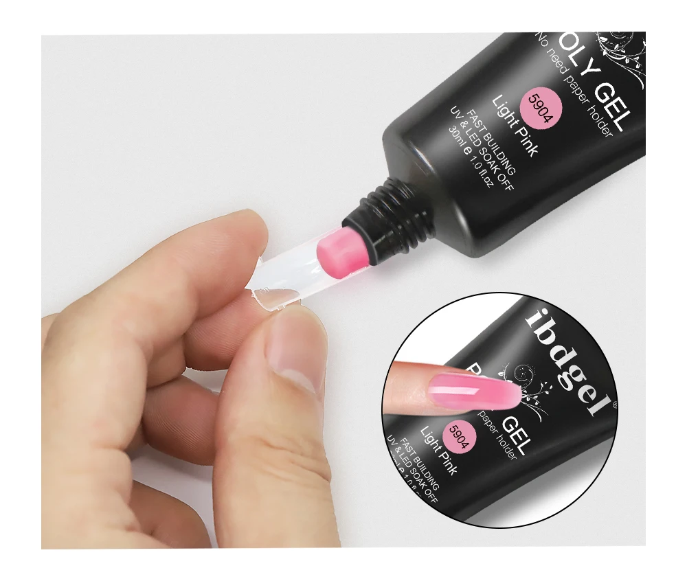 Ibdgel 2021 new bottle tech acrylic nail kit professional Of gel polish set poly