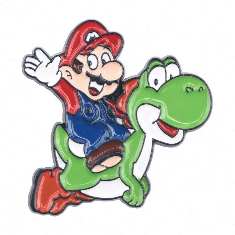 Custom Cartoon games logo pin brooch Metal cartoon enamel lapel pin for decoration