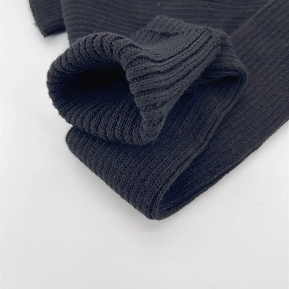 Factory wholesale windproof 2*2 seamless ribbed cuffs, tubular rib cuff