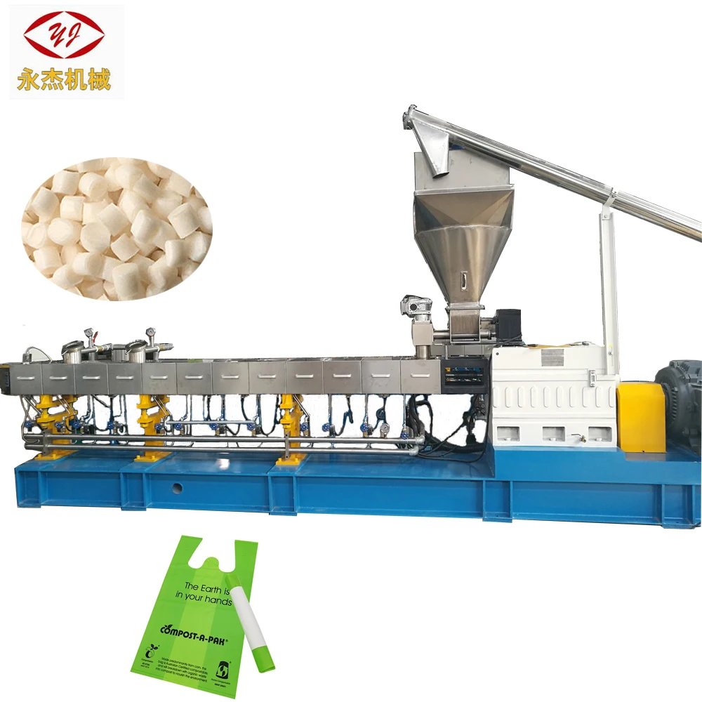 Bio Plastic Machine Biodegradable Pelletizing Machine Corn Starch Plastic Pellet Machine