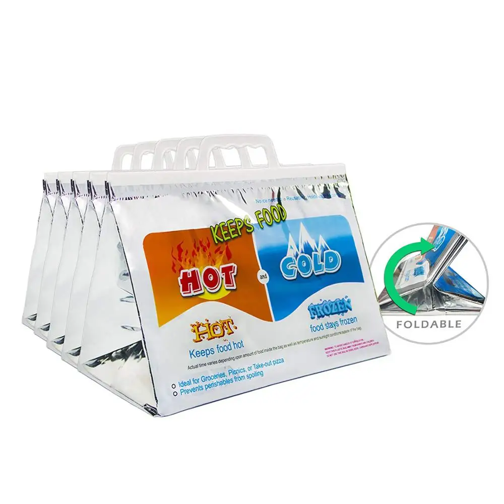 Custom Eco Friendly Folding Plastic Cooler Insulated Lunch Bag for Kids