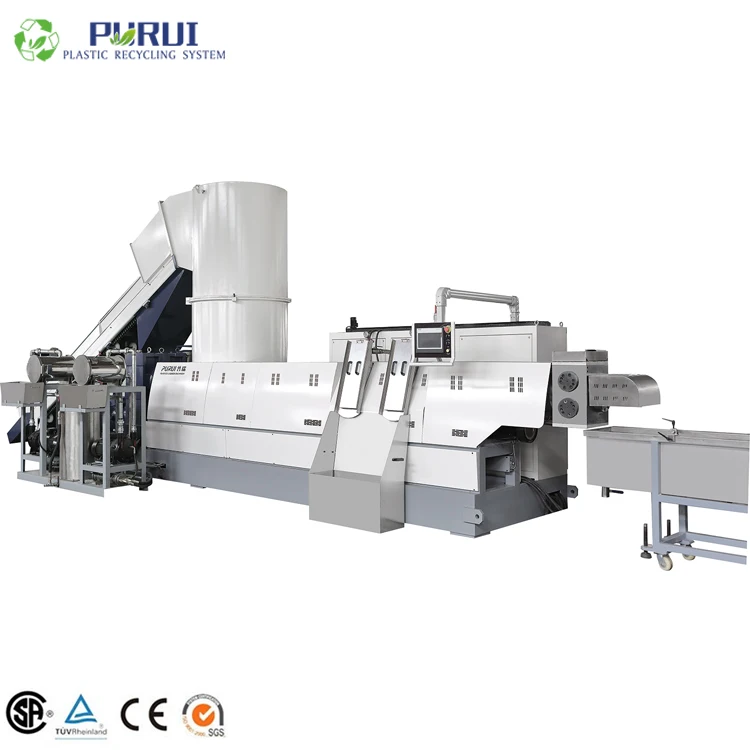 Plastic Granulator Machine Recycling Pelletizing For Waste Pp Non-woven Fabric/baby Diapers